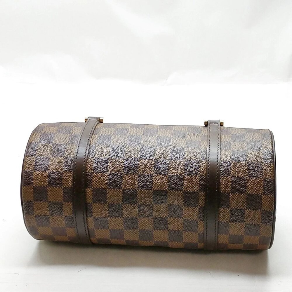 Authentic Louis Vuitton Papillon 26 Damier Ebene Barrel Shoulder Bag - Picture 10 of 16